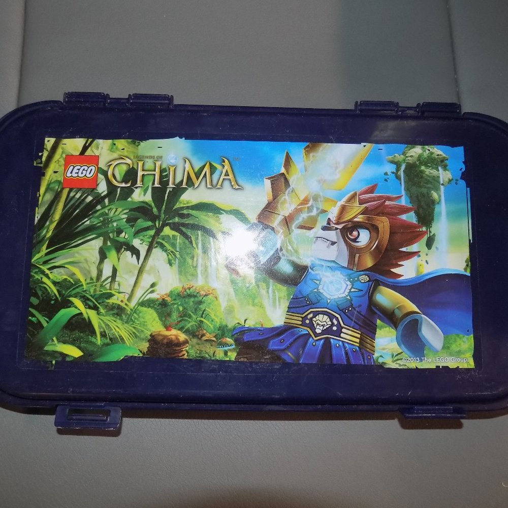 LEGO Chima Blue Minifigure Storage Case NEW